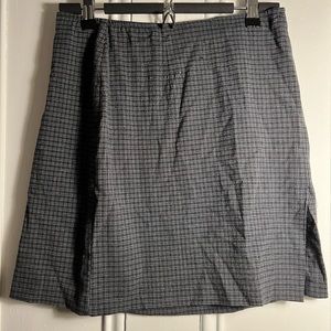 Plaid mini skirt
